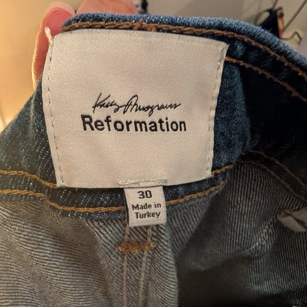Reformation Austin ultra-high rise wide leg jeans size 30- Kacey Musgraves - Picture 5 of 8